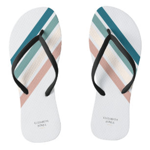 Minimalist design in pastel colours thongs