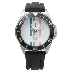 Minimalist design in pastel colours watch