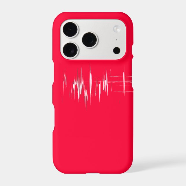 Minimalist Design on Red (Back)