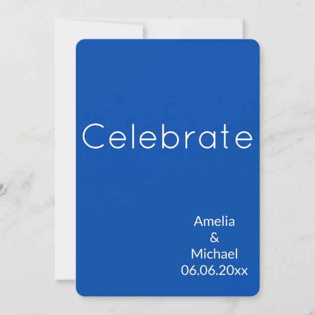 minimalist design stationery Invitation (Front)