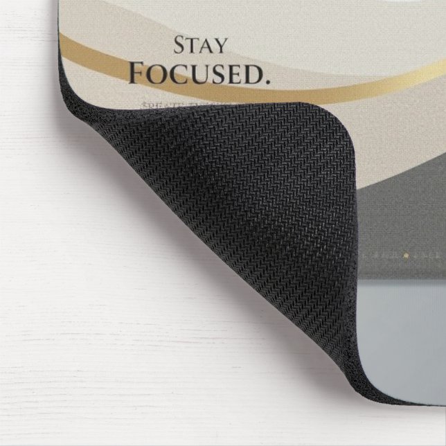 Minimalist Desk Mat Mouse Pad | Modern Office Aest (Corner)
