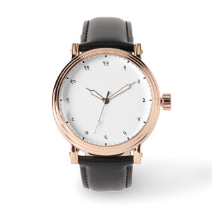 Minimalist Devanagari Hindi Sanskrit Numerals Watch