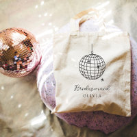Minimalist Disco Ball | Bridesmaid Wedding Party