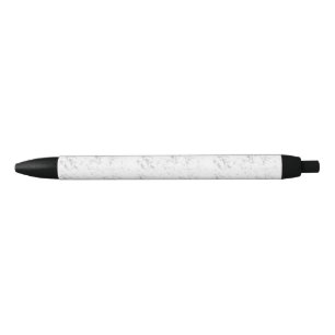 Minimalist Distressed Academic Texture Black Ink Pen