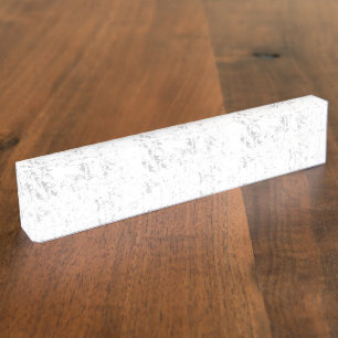 Minimalist Distressed Academic Texture Nameplate