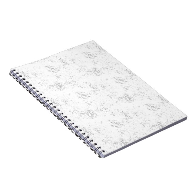 Minimalist Distressed Academic Texture Notebook (Right Side)