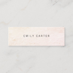 Minimalist Distressed Mini Business Card
