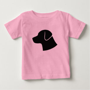 Minimalist Dog Head Silhouette Vector T-Shirt