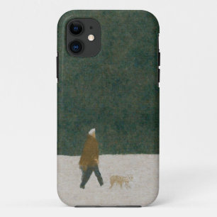 Minimalist Dog Walker Mobile Case