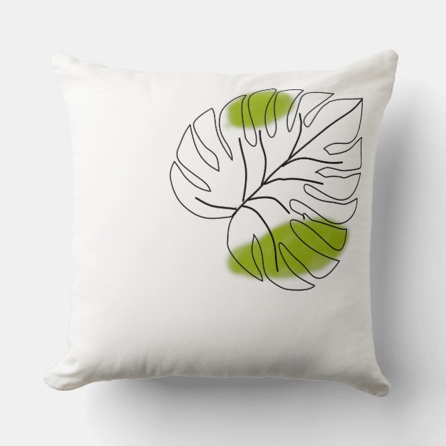  Minimalist Doodle Nature  Cushion (Front)