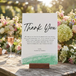 Minimalist Doodle Wedding Thank You Card