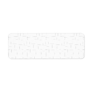 Minimalist Dotted Grid Pattern Label Modern Return Address Label