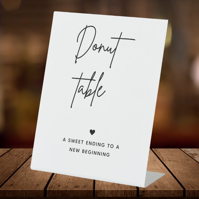 Minimalist Doughnut Bar Sign | Dessert Table Sign (Creator Uploaded)
