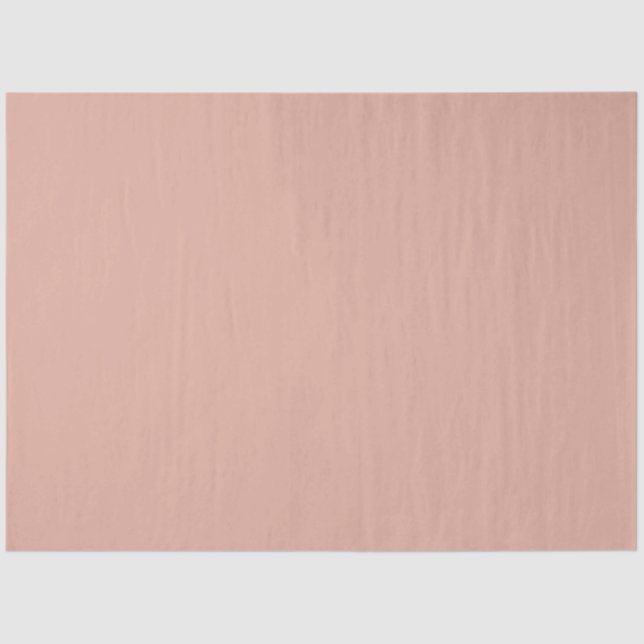 Minimalist Dusty Pink  Plain Solid Colour    Tissue Paper (Front)