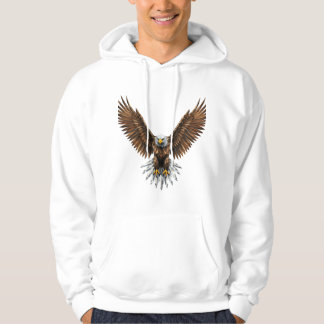 Minimalist eagle  hoodie