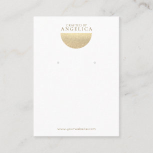 Minimalist Earring Display Card