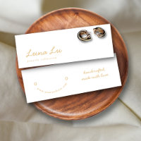 Minimalist Earring Jewellery Display Card