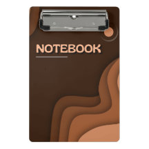 Minimalist Earth Tones Aesthetic Clipboard