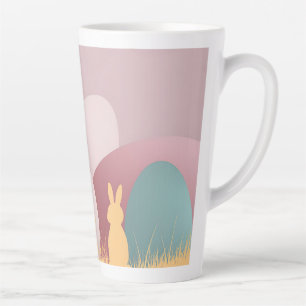 Minimalist Easter Elegance Latte Mug