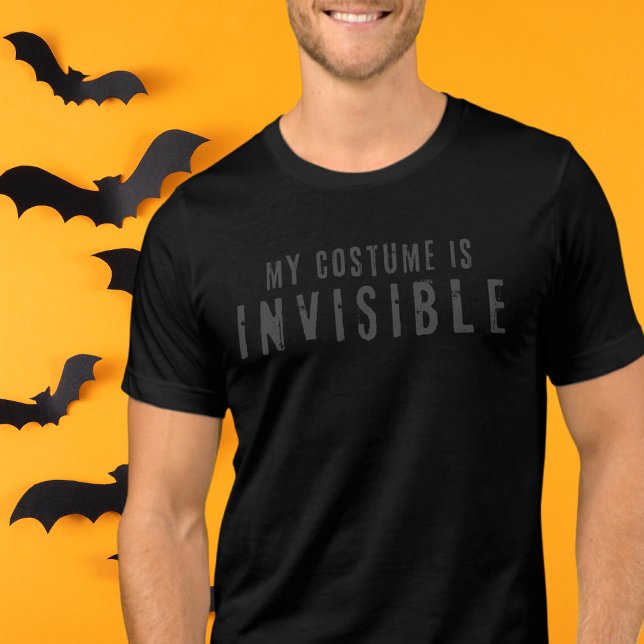 Minimalist Easy Simple Invisible Halloween Costume Tri-Blend Shirt (Creator Uploaded)