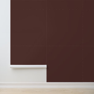 Minimalist Ebony Dark Brown Modern Custom Colour Wallpaper