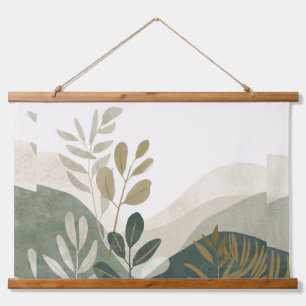 Minimalist Eco Wall Art   Wooden Tapestry Décor