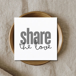 Minimalist Elegant Black Grey White Bold Beauty  Referral Card