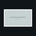 Minimalist Elegant Blue Green Simple Plain Modern Business Card<br><div class="desc">Minimalist Elegant Blue Green Simple Plain Modern Business Card. Perfect for Real Estate Agents,  Accountants,  Realtors,  Brokers,  Attorneys,  Lawyers,  Doctors,  Corporate Professionals,  Stylists,  Architects,  Engineers,  Directors,  Managers,  all Professions.</div>