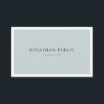 Minimalist Elegant Blue Green Simple Plain Modern Business Card<br><div class="desc">Minimalist Elegant Blue Green Simple Plain Modern Business Card. Perfect for Real Estate Agents,  Accountants,  Realtors,  Brokers,  Attorneys,  Lawyers,  Doctors,  Corporate Professionals,  Stylists,  Architects,  Engineers,  Directors,  Managers,  all Professions.</div>