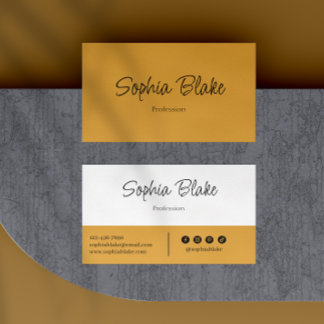 Minimalist Elegant Boho - Custom Professional Business Card
