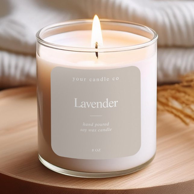 Minimalist Elegant Candle Label (Creator Uploaded)