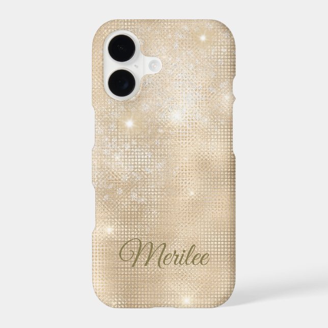 Minimalist Elegant Champagne Sparkle (Back)