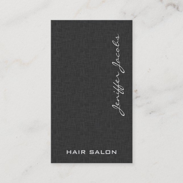 Minimalist Elegant chic luxury contemporary  Business Card (Front)