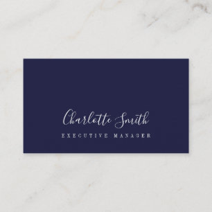 Minimalist Elegant Classical Professional Business Card