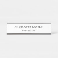 Minimalist Elegant Classical Professional