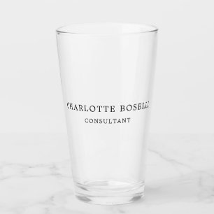 Minimalist Elegant Classical Professional Glass
