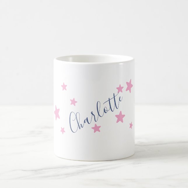Minimalist Elegant Classical Professional Name Coffee Mug (Center)