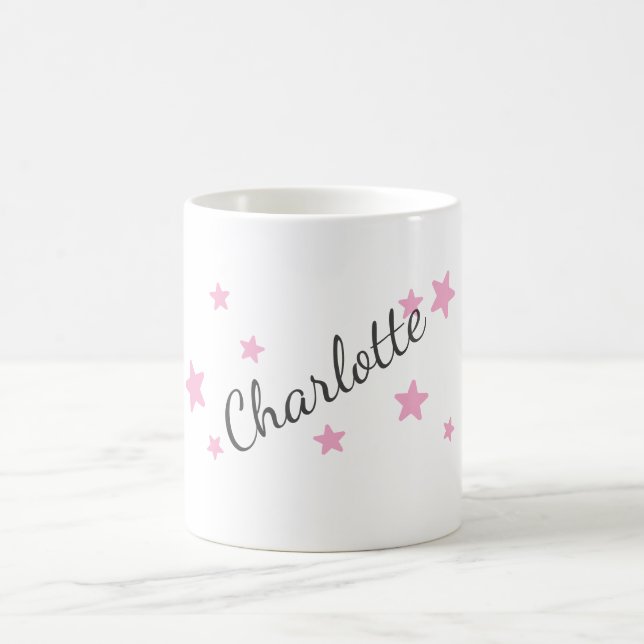 Minimalist Elegant Classical Professional Name Coffee Mug (Center)
