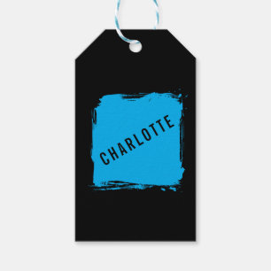 Minimalist Elegant Classical Professional Own Name Gift Tags