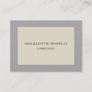 Minimalist Elegant Classical Professional Simple Business Card