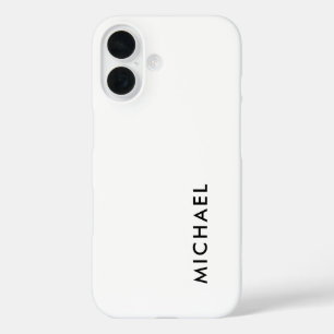 Minimalist Elegant Classical Professional Simple iPhone 16 Case