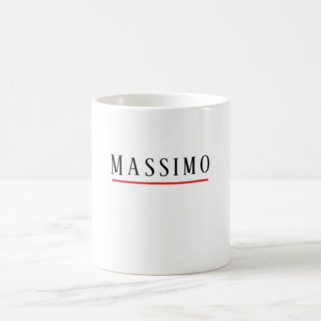 Minimalist Elegant Classical Professional Simple Coffee Mug (Center)