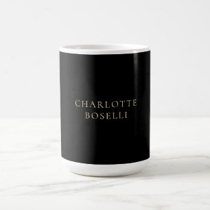 Minimalist Elegant Classical Professional Simple Coffee Mug