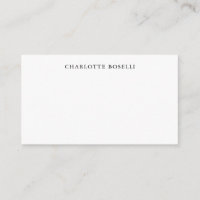 Minimalist Elegant Classical Professional Simple