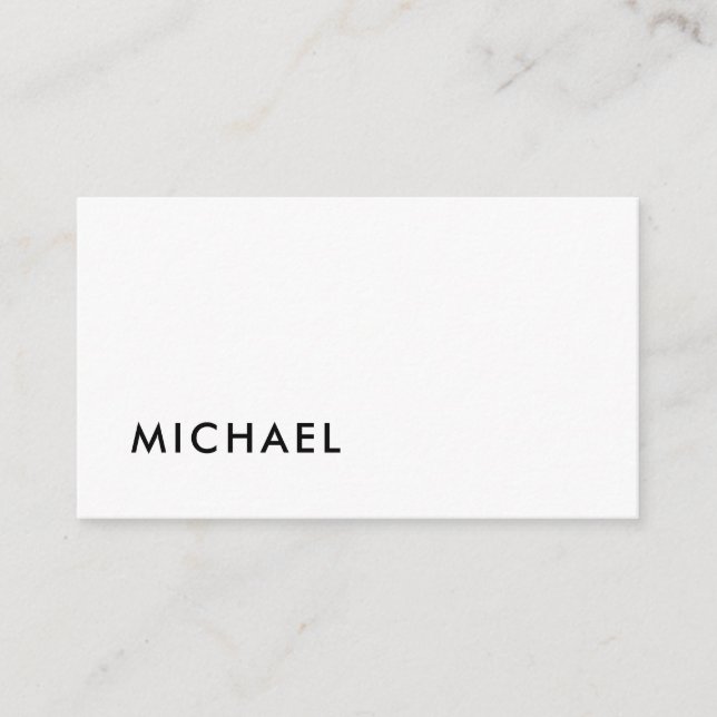 Minimalist Elegant Classical Professional Simple Enclosure Card (Front)