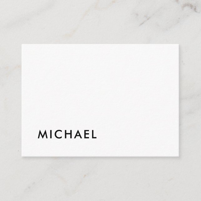 Minimalist Elegant Classical Professional Simple Enclosure Card (Front)