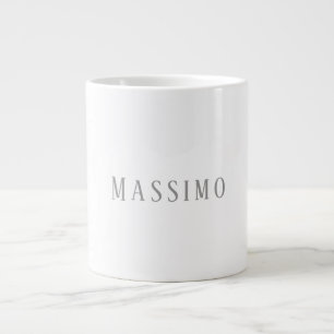 Minimalist Elegant Classical Professional Simple Large Coffee Mug