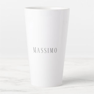 Minimalist Elegant Classical Professional Simple Latte Mug