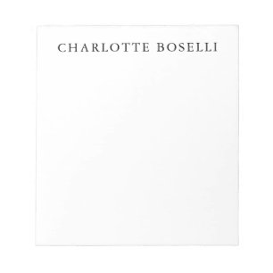 Minimalist Elegant Classical Professional Simple Notepad