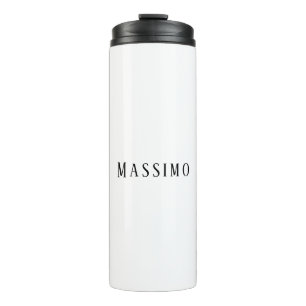 Minimalist Elegant Classical Professional Simple Thermal Tumbler